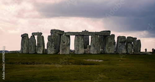 Stonehenge at a cloudy day