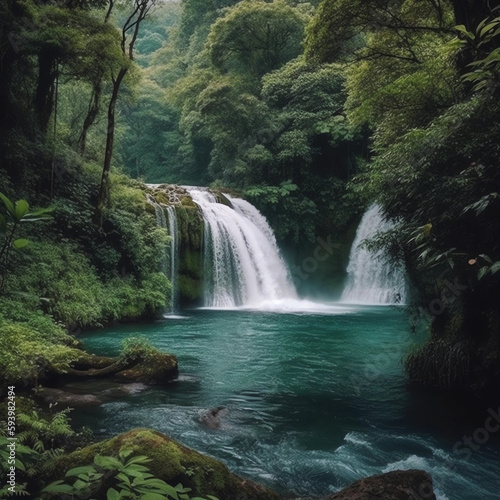 waterfall in the forest