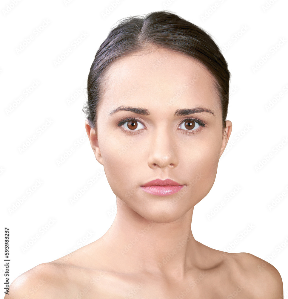 Head Close Up Woman - Isolated Head Close Up Woman - Isolated