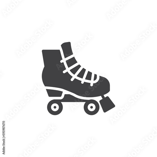 Roller skate vector icon