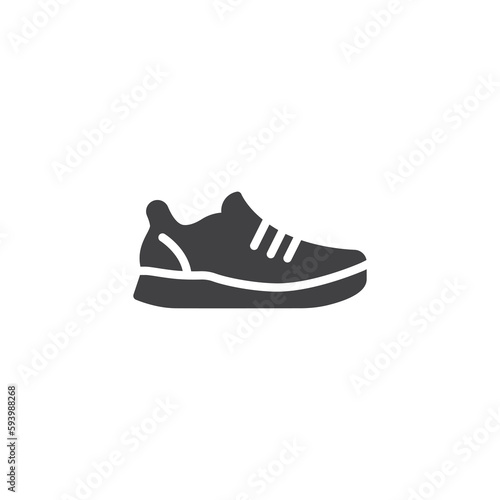 Sports shoes vector icon