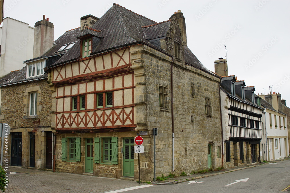 City of Auray, Brittany, France