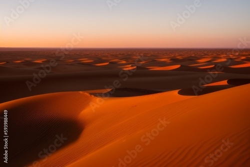 sunset in the desert © Universeal