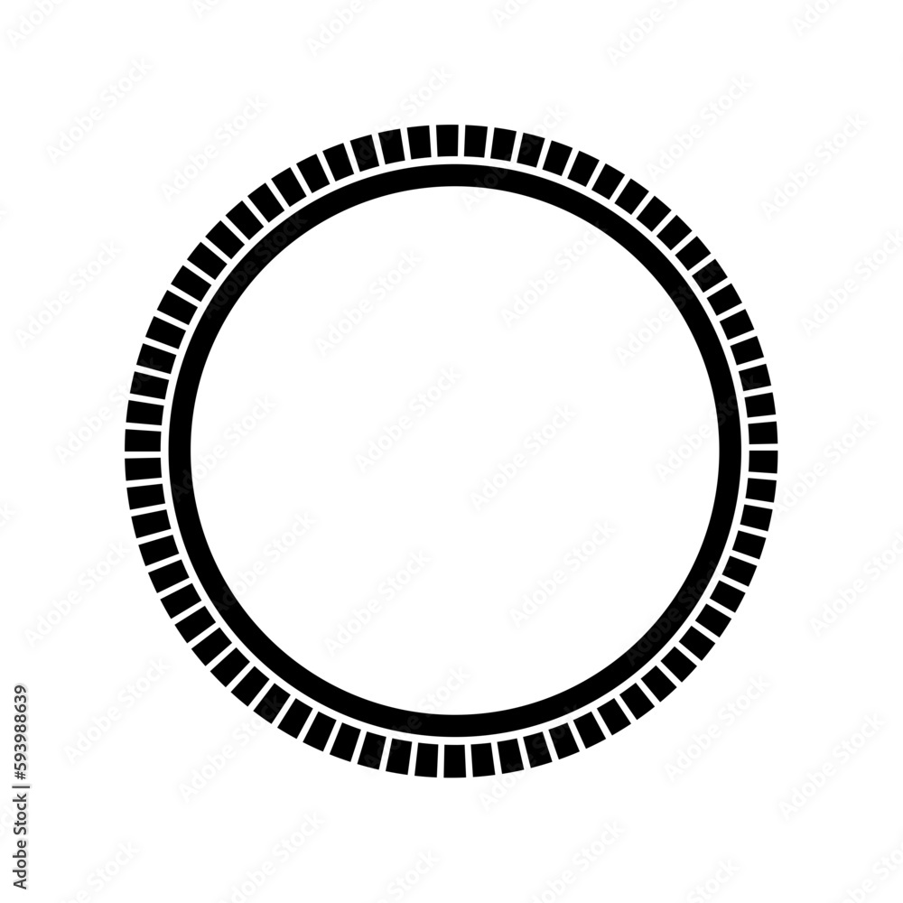 Illustration Vector of a Circle Shaped Frame Illustration Vector of a Circle Shaped Frame