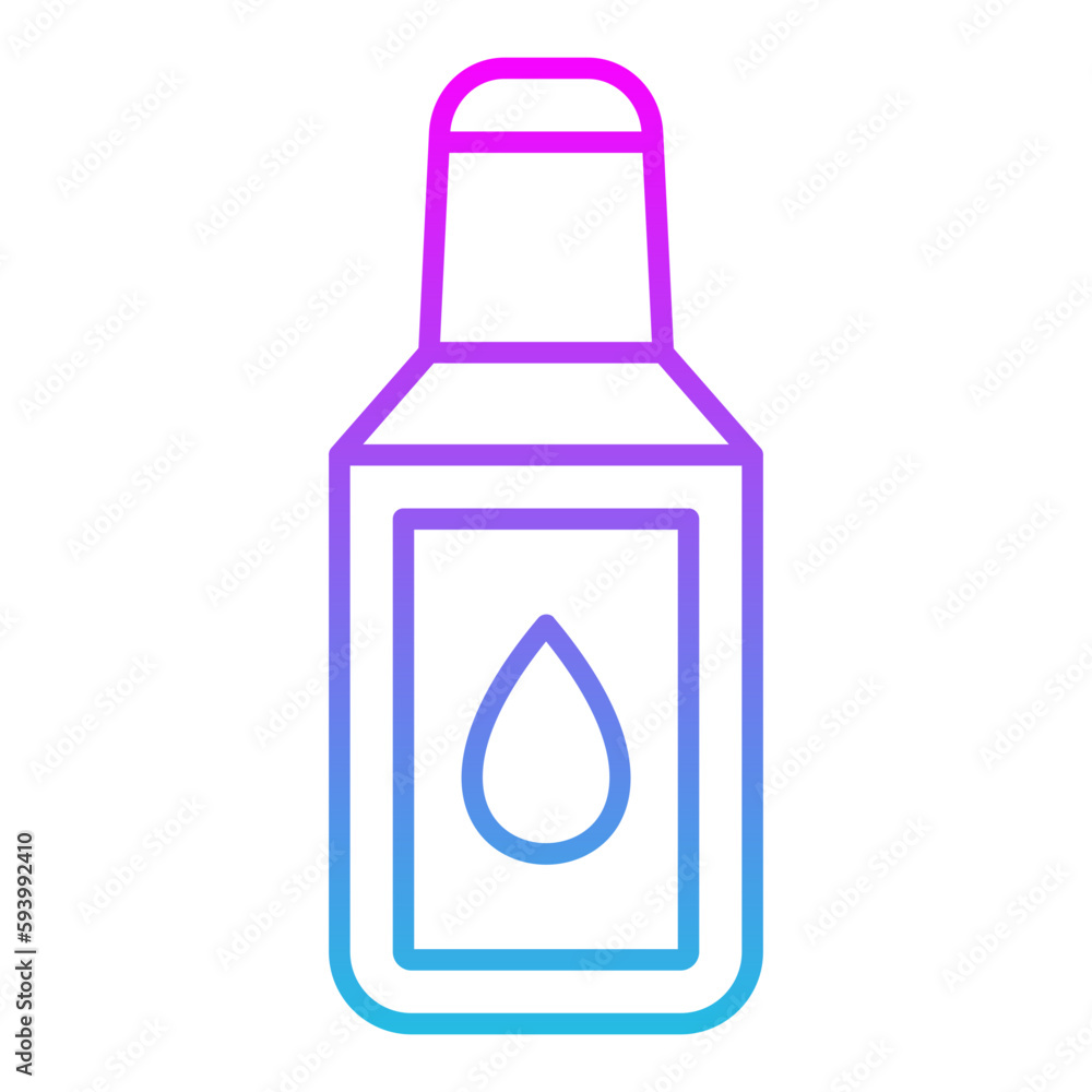 Correction Fluid Line Gradient Icon Correction Fluid Line Gradient Icon