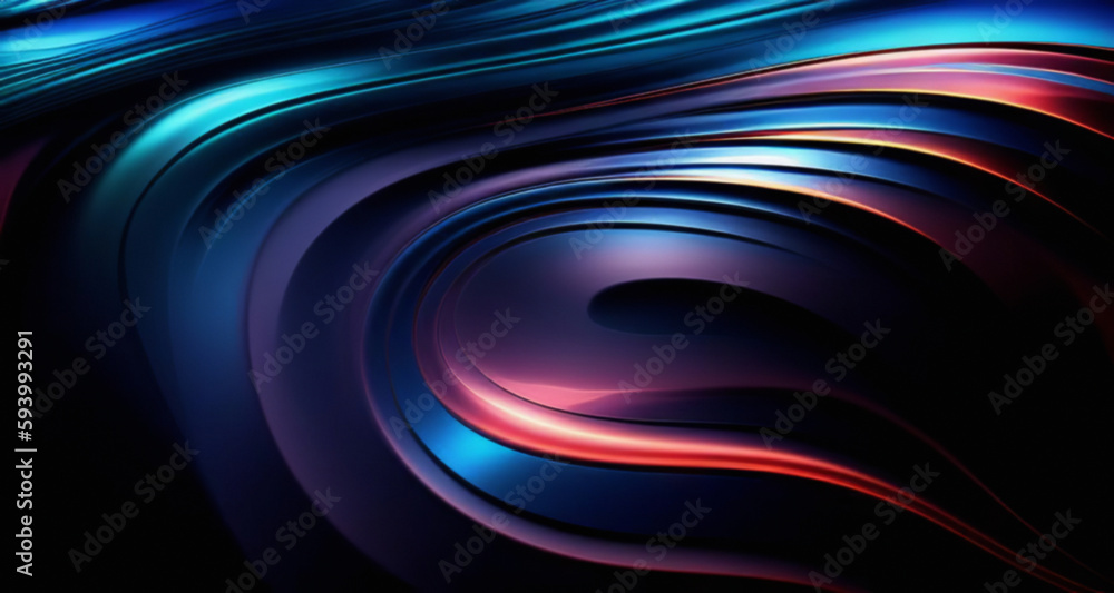 Multicolor Swirl Design Abstract Background