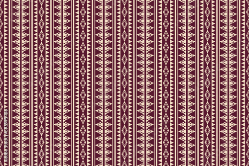 Ethnic geometric stripes pattern. Vector aztec tribal geometric stripes seamless pattern background. Traditional ethnic pattern use for fabric, textile, home decoration elements, upholstery, wrapping.
