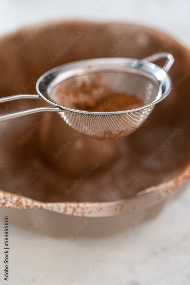 Gingerbread bundt cake with caramel filling Gingerbread bundt cake with caramel filling