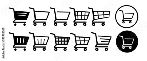 shopping cart, shopping cart icon set, order