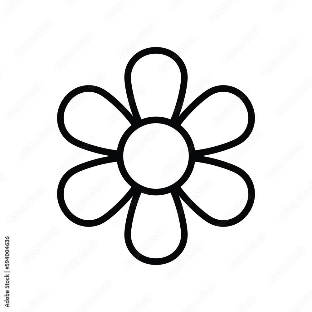 Flower icon vector on trendy design Flower icon vector on trendy design