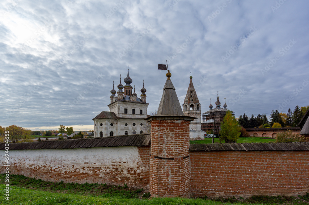 Mikhailo-Arkhangelsk Monastery in the city of Yuryev-Polsky, Russia.