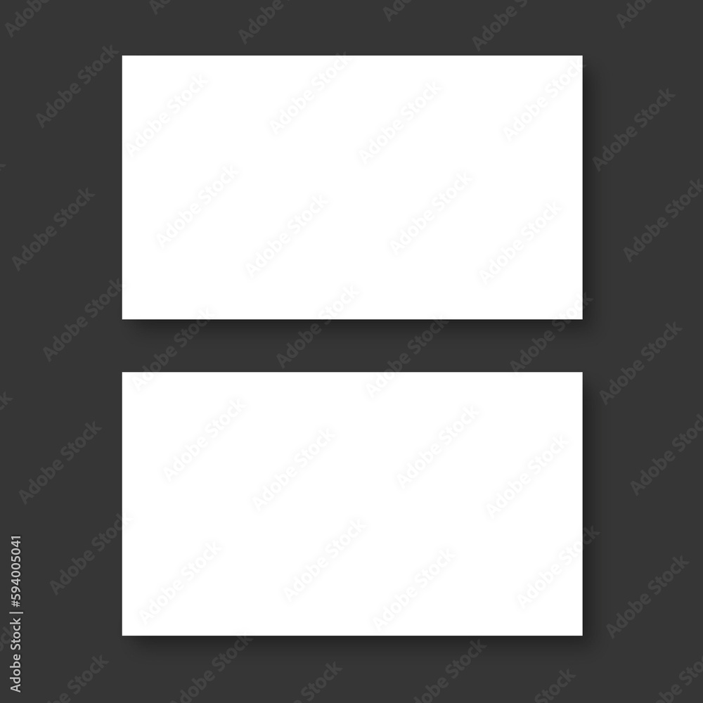 two white business cards with the letter o on them photo two white business cards with the letter o on them photo