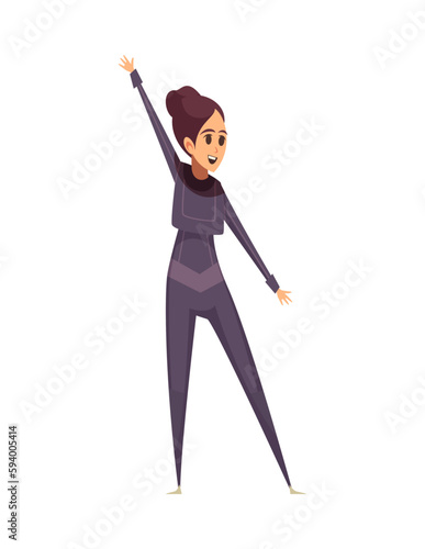 Dolphinarium Worker Illustration