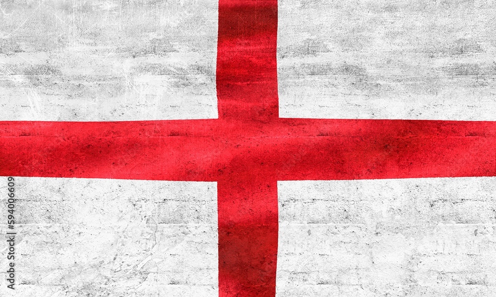 England flag - realistic waving fabric flag England flag - realistic waving fabric flag