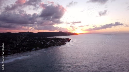 Aerial Sunset Video Of Vieques photo