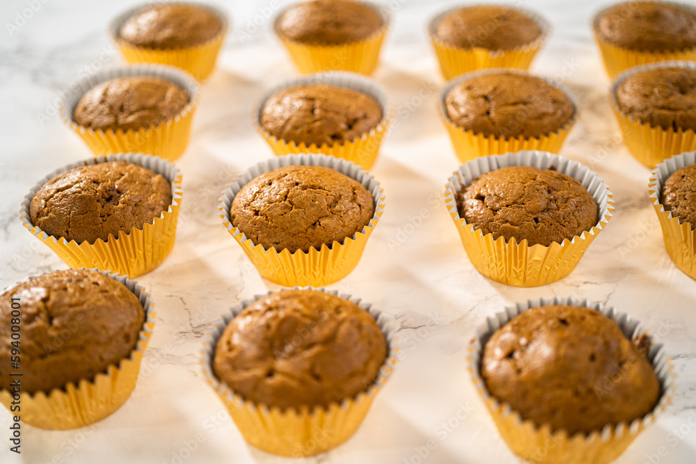 Gingerbread cupcakes