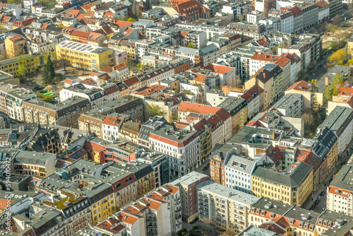 Apartment buildings in Berlin-Prenzlauer Berg from above © Lichtwolke99