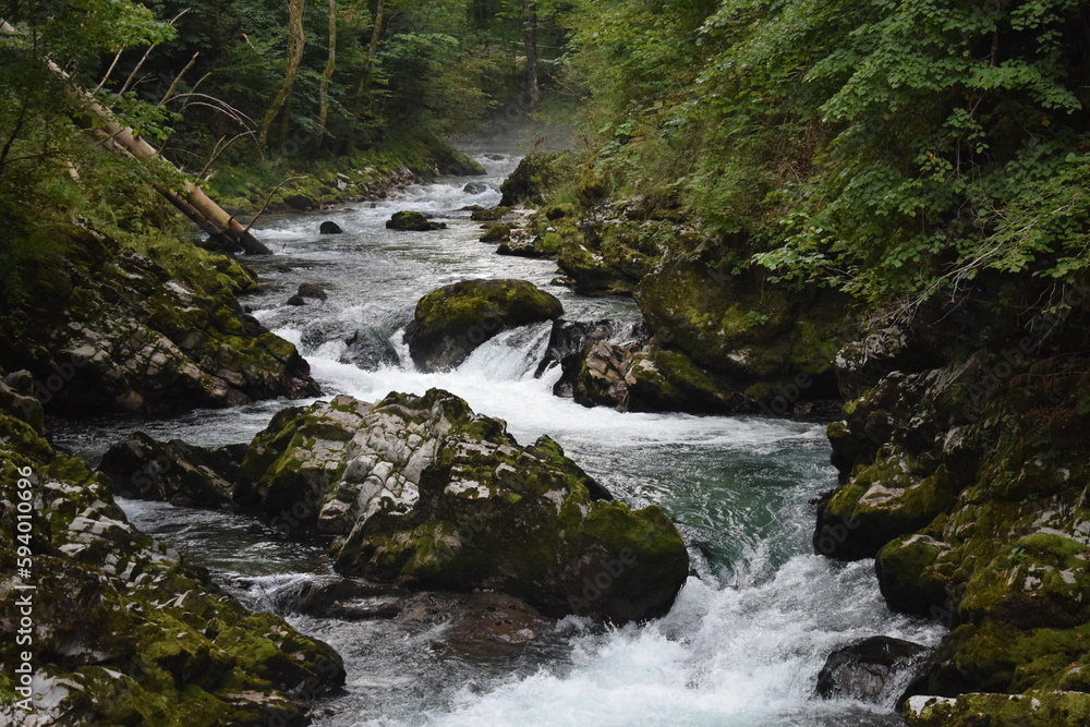 Obraz premium waterfall in the mountains