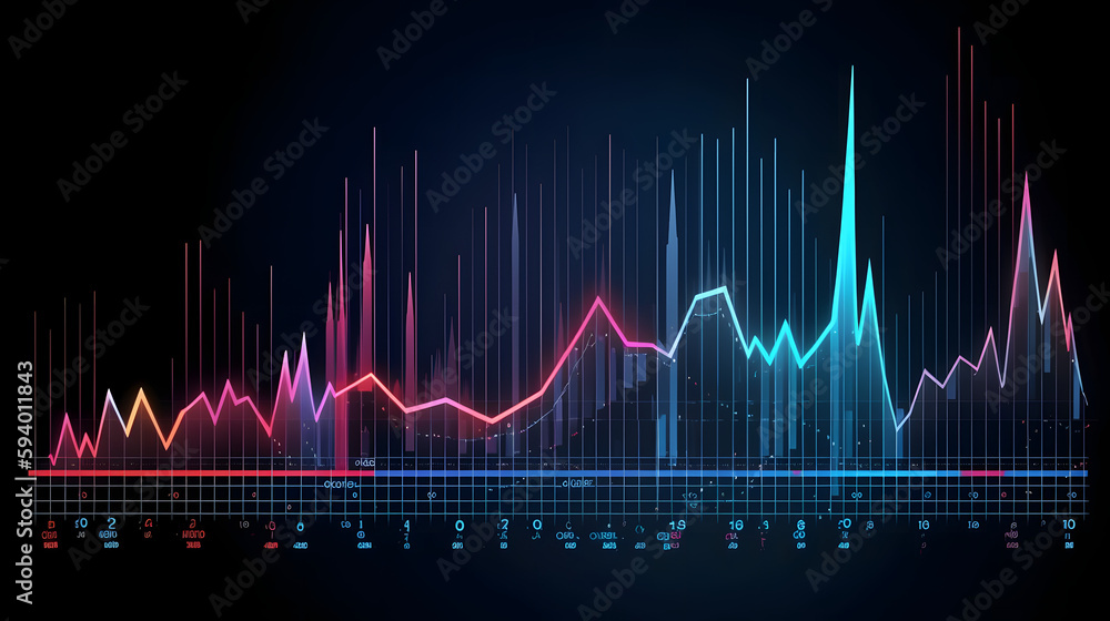 stock chart modern digital style stock chart modern digital style