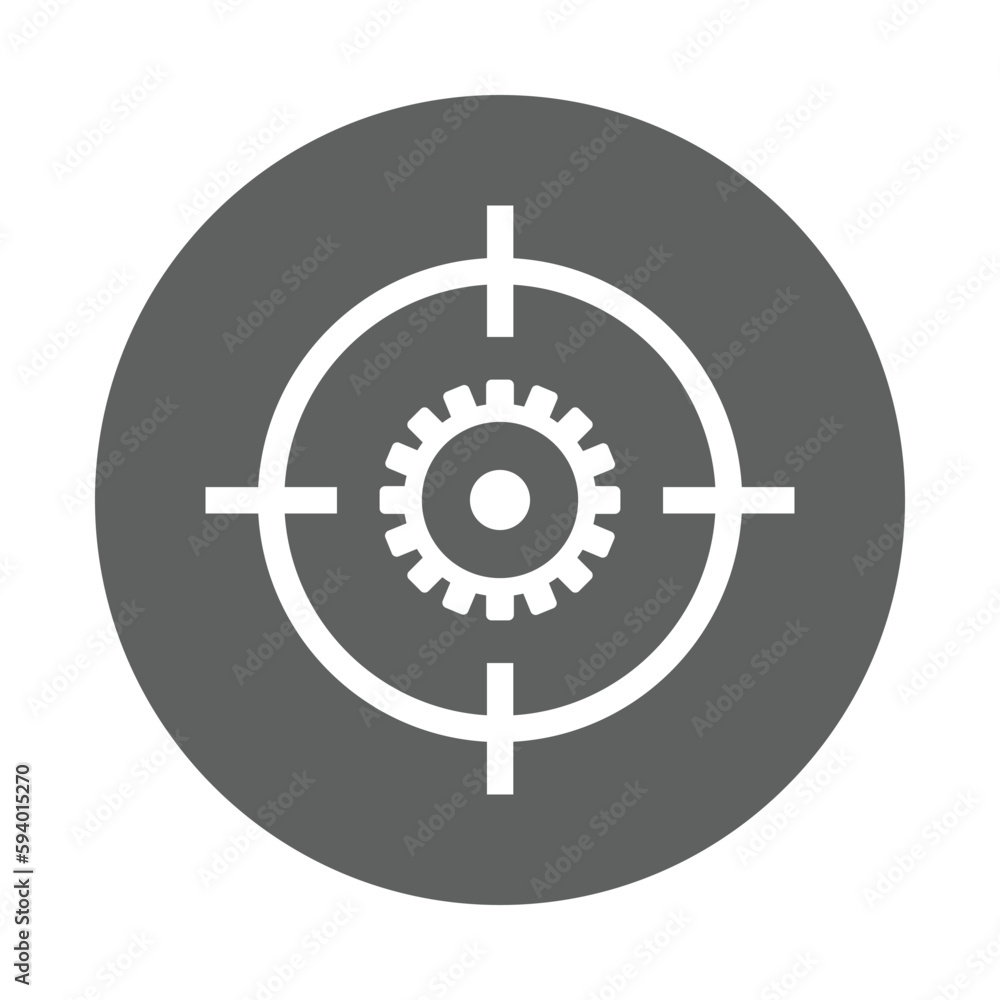 Business, target, user icon. gray vector graphics. Business, target, user icon. gray vector graphics.