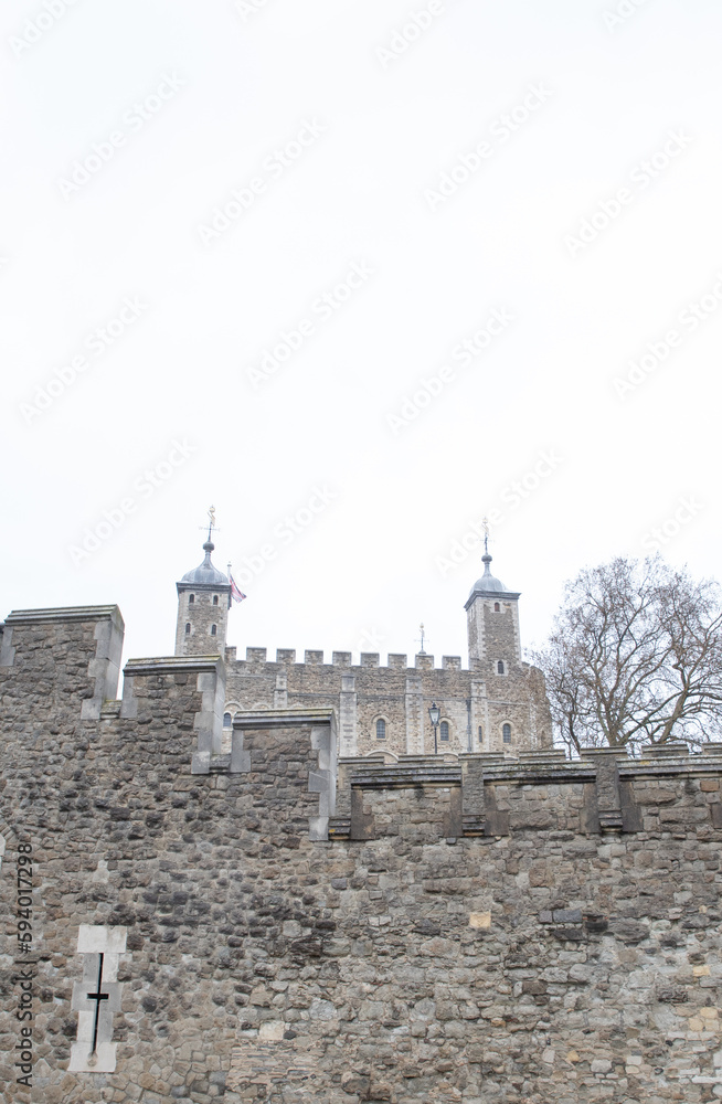 The beautiful Tower castle in London