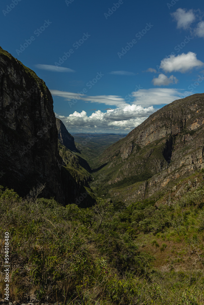 natural landscape in Serra do Cipó in the city of Santana do Riacho, State of Minas Gerais, Brazil