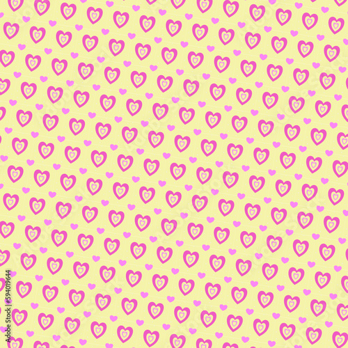 seamless pattern with hearts