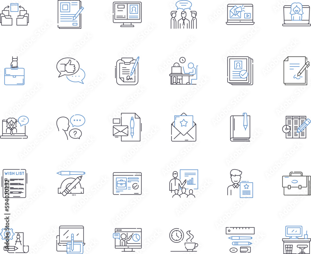 Marketing writing line icons collection. Strategy, Branding, Copywriting, Messaging, Sales, Advertising, Promotion vector and linear illustration. Content,Targeting,Persuasion outline signs set Marketing writing line icons collection. Strategy, Branding, Copywriting, Messaging, Sales, Advertising, Promotion vector and linear illustration. Content,Targeting,Persuasion outline signs set