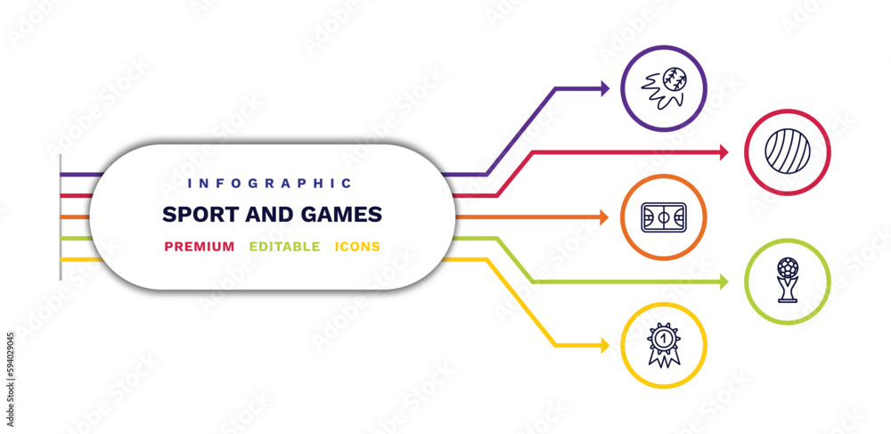 set of sport and games thin line icons. sport and games outline icons with infographic template. linear icons such as home run, basketball court, golden medal, exercise ball, world cup vector. set of sport and games thin line icons. sport and games outline icons with infographic template. linear icons such as home run, basketball court, golden medal, exercise ball, world cup vector.