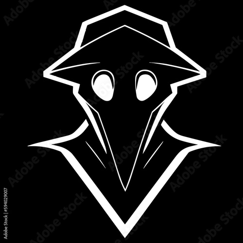 icon plague doctor minimalist