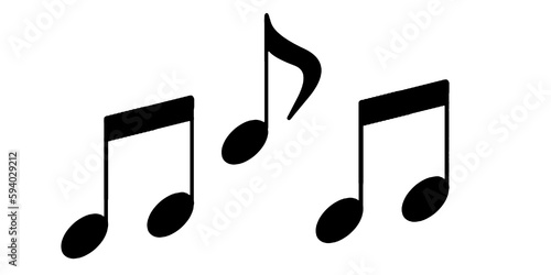 Obraz na płótnie music note icon