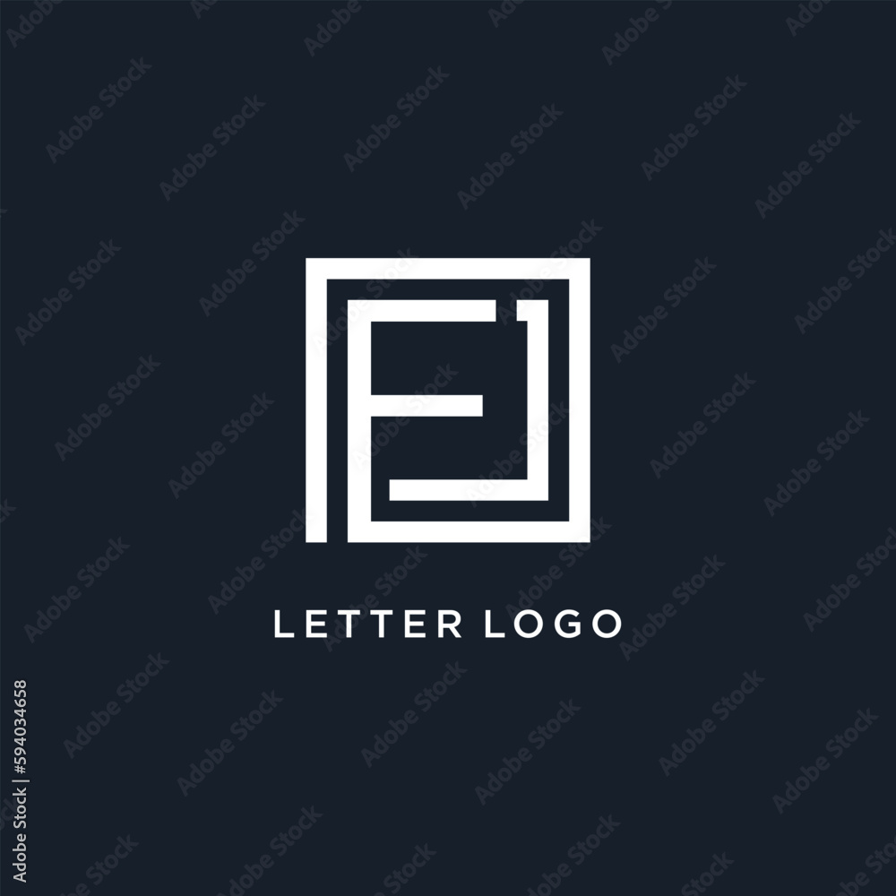 Letter logo design idea with creative style Letter logo design idea with creative style