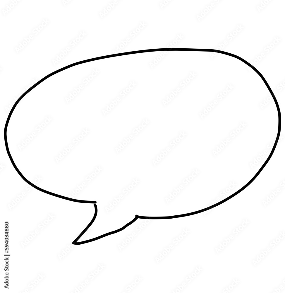 Sprechblase rund für ein Gespräch oder Comic Sprechblase rund für ein Gespräch oder Comic