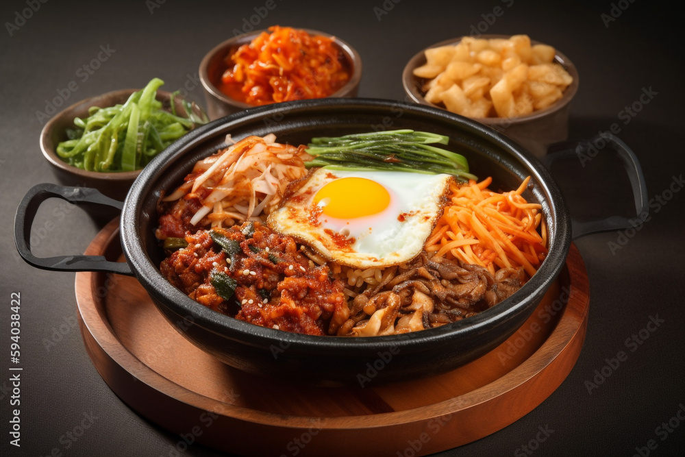 A table full of Korean food. AI generated. A table full of Korean food. AI generated.