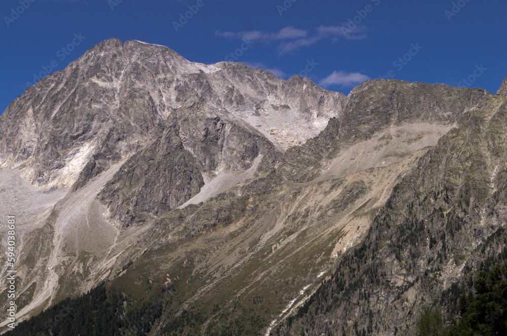 Monte Collalto, the highest peak of the Vedrette di Ries in Val Pusteria