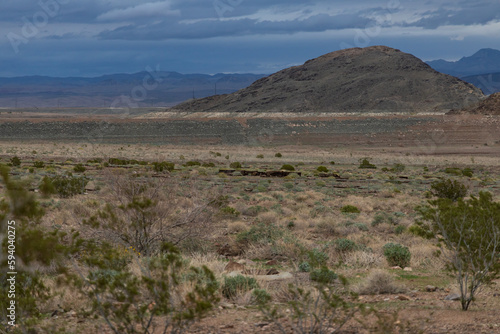 Storm clouds over Lake Mead National Recreation Area, Nevada