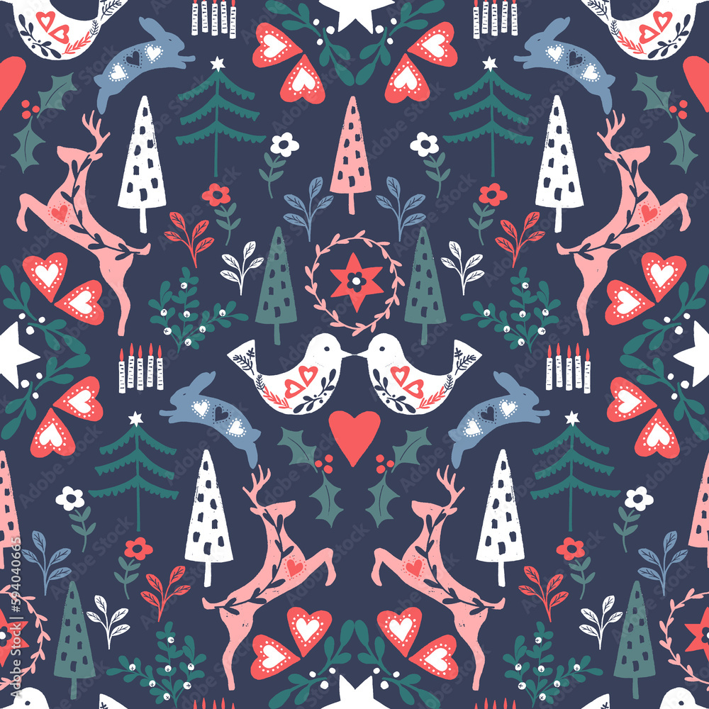 Textile and digital seamless pattern design Textile and digital seamless pattern design