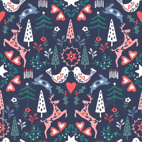 Textile and digital seamless pattern design 