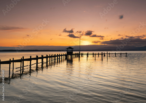 Sonnenaufgang am See