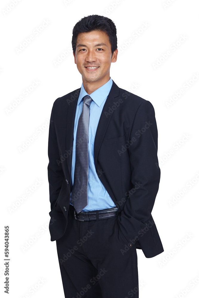 Portrait, Asian smile and business man standing isolated on a transparent png background. Confidence, professional and executive, person and happiness of entrepreneur from Japan with hands in pocket. Portrait, Asian smile and business man standing isolated on a transparent png background. Confidence, professional and executive, person and happiness of entrepreneur from Japan with hands in pocket.