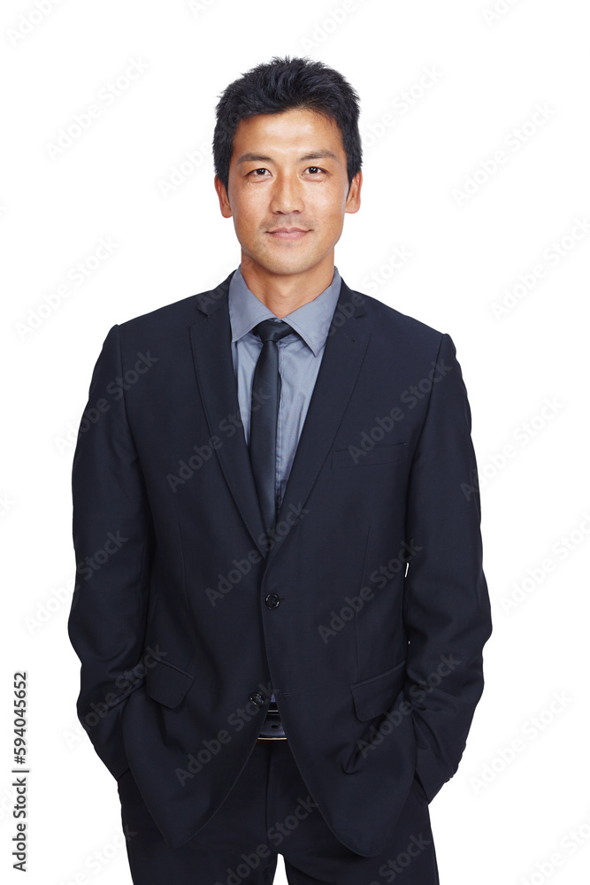 Portrait, Asian and business man standing isolated on a transparent png background. Professional, male and hands in pocket, pride and confident entrepreneur, executive or serious person from Japan. Portrait, Asian and business man standing isolated on a transparent png background. Professional, male and hands in pocket, pride and confident entrepreneur, executive or serious person from Japan.