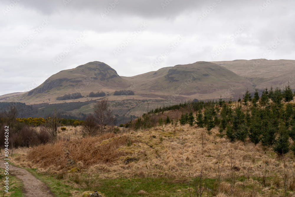 view of the highlands near milngavie, scotland