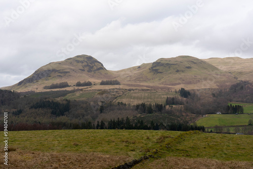 view of the highlands near milngavie, scotland