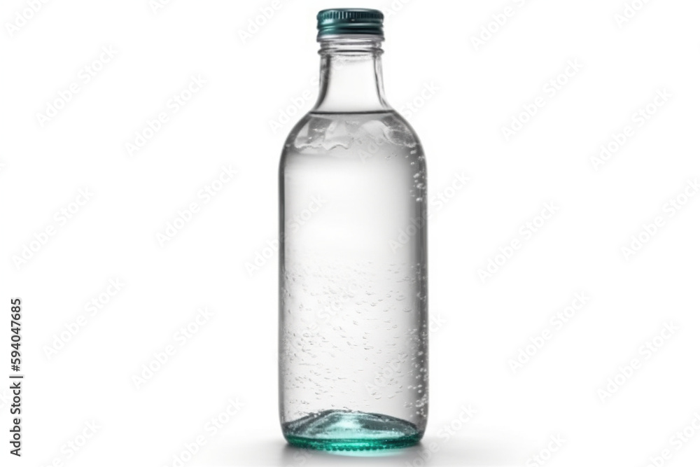 Fresh watter bottle. Water drops in bottle. Fresh watter bottle. Water drops in bottle.