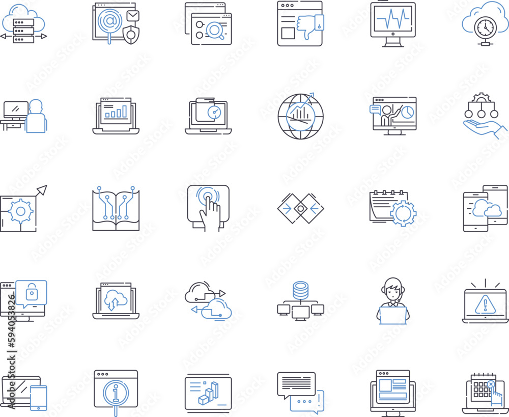 Online programming line icons collection. Coding, Web development, JavaScript, Python, Java, Database, HTML vector and linear illustration. CSS,PHP,Frameworks outline signs set Online programming line icons collection. Coding, Web development, JavaScript, Python, Java, Database, HTML vector and linear illustration. CSS,PHP,Frameworks outline signs set