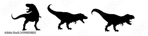tyrannosaurus silhouette © KR Studio