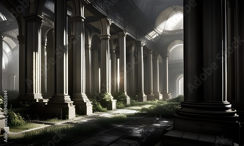 Fotografia, Obraz Abandoned Temple