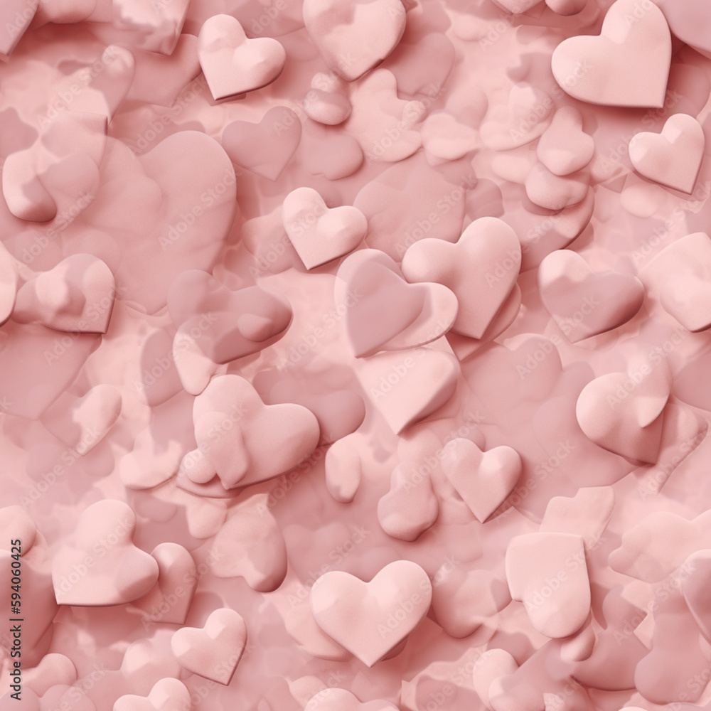 pink hearts background