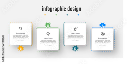 Infographic template elements. Premium Vector