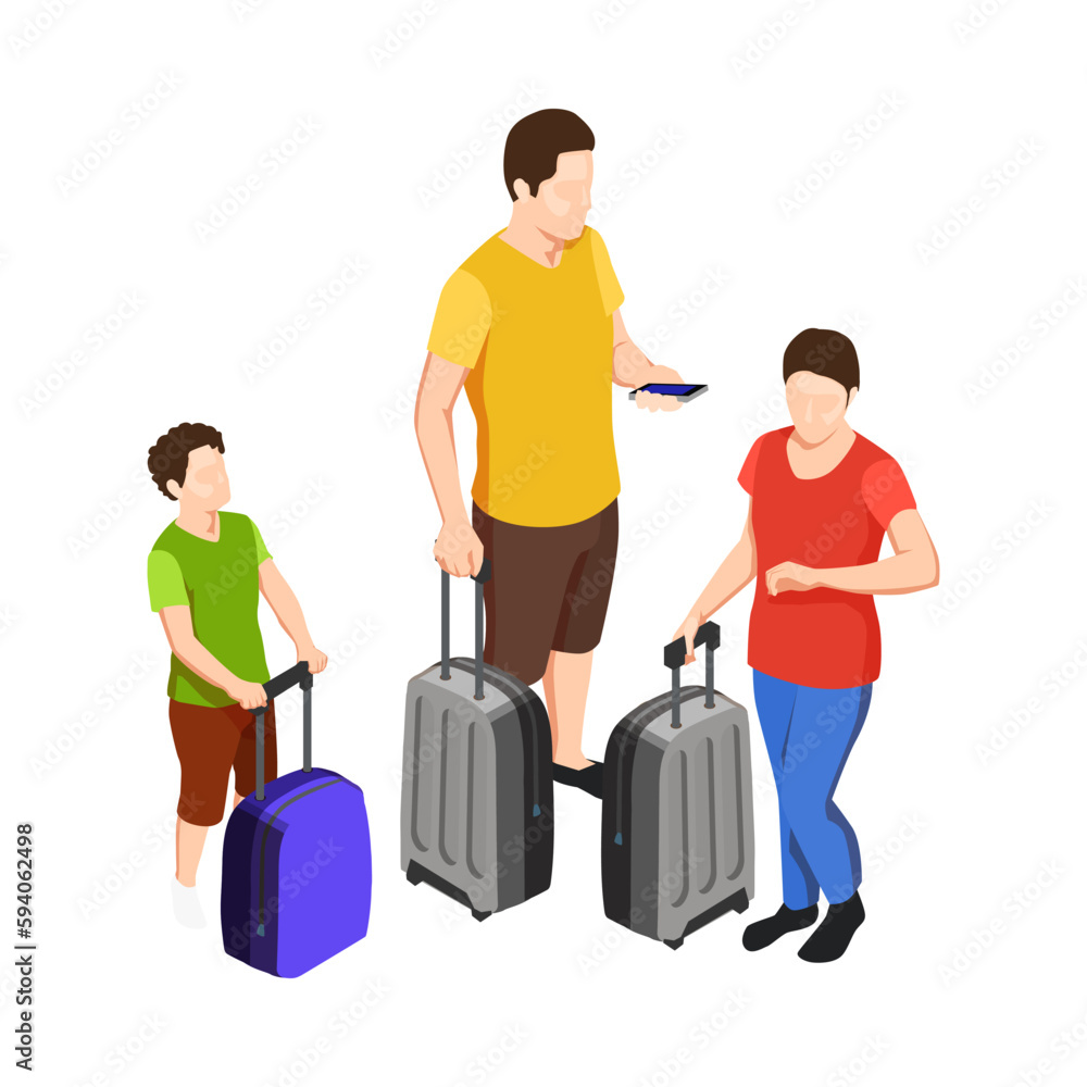 Isometric Family Travelling Isometric Family Travelling